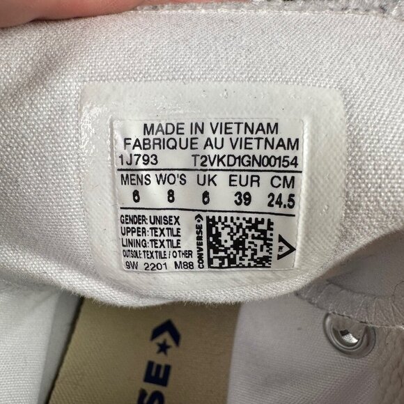 Converse All-Stars Grey Green Women's 8 Sneaker Shoes Hi-Top Canvas - Picture 6 of 6